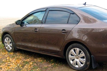 Volkswagen Jetta 2011-2018 Deflettori Finestrini (4 pz, HIC) foto 5