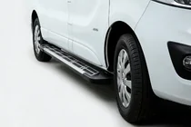 Nissan NV300/Primastar 2016- Pedane Laterali Sunrise (2 pz, Alluminio) foto 1