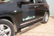 Nissan Qashqai 2007-2010 Tubi Laterali (2 pz, Acciaio Inox) foto 1