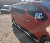 Nissan NV300/Primastar 2016- Tubi Laterali (2 pz, Acciaio Inox) foto 2