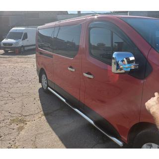 Tubi Laterali (2 pz, Acciaio Inox) Nissan NV300/Primastar 2016- foto 2