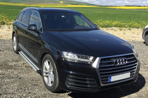 Audi Q7 2015–2026 Pedane Laterali Maya V4 (2 pz, Alluminio) foto 9