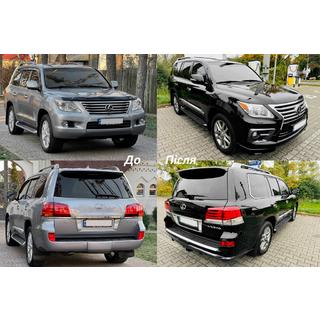 Kit Carrozzeria Restyling Auto 2008-2012 a 2012-2016 F-Sport Lexus LX570/450d 2008-2022 foto 3