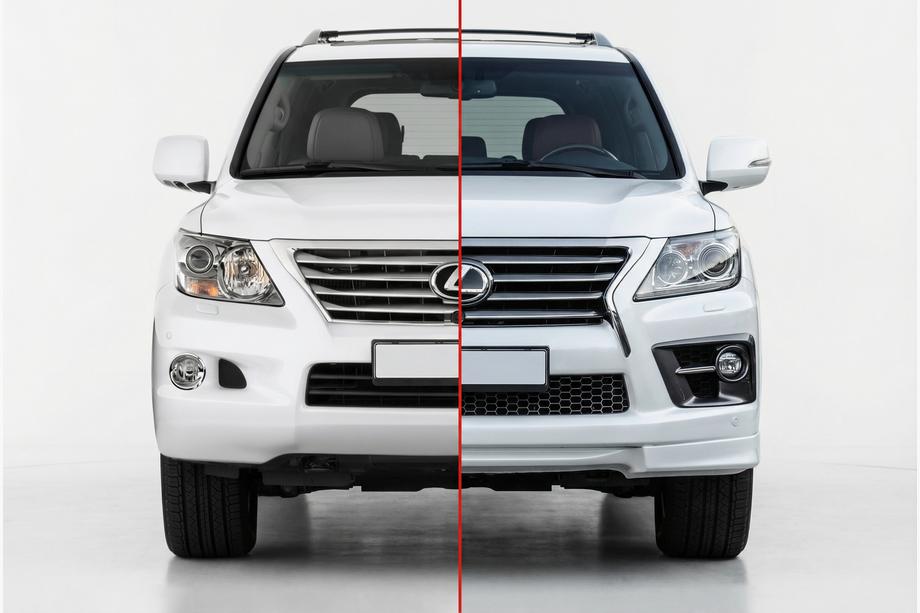 Lexus LX570/450d 2008-2022 Kit Carrozzeria Restyling Auto 2008-2012 a 2012-2016 F-Sport Image