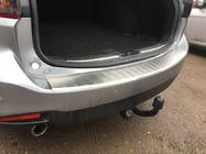Mazda 6 2012-2024 Protezione paraurti posteriore Carmos (SW, acciaio inox) foto 3