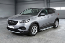 Opel Grandland X 2017- Pedane Laterali Maya V2 (2 pz, Alluminio) foto 1