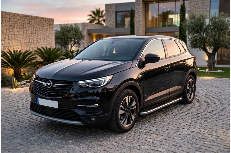 Opel Grandland X 2017- Pedane Laterali Maydos V1 (2 pz, Alluminio e Acciaio Inox) Image