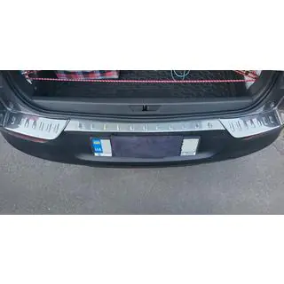 Protezione paraurti posteriore (3 pz, acciaio inox) foto 2