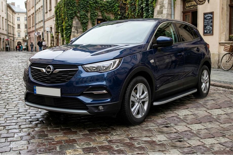 Opel Grandland X 2017- Pedane Laterali Tayga Grey (2 pz, Alluminio) Image