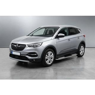 Pedane Laterali Tayga V2 (2 pz, Alluminio) Opel Grandland X 2017- foto 1
