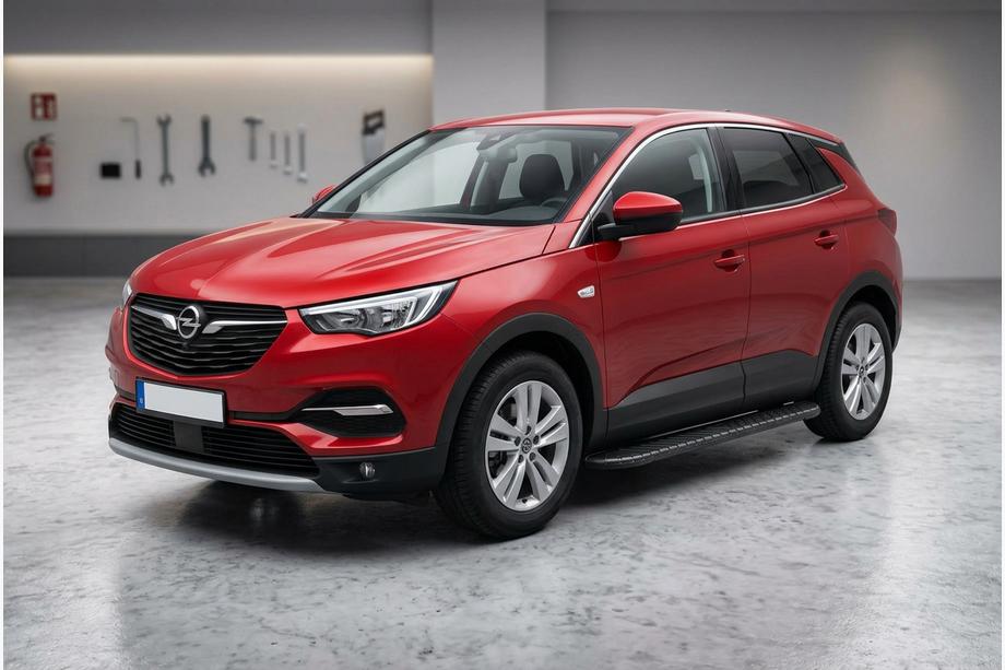 Opel Grandland X 2017- Pedane Laterali Bosphore Black (2 pz, Alluminio) Foto 1