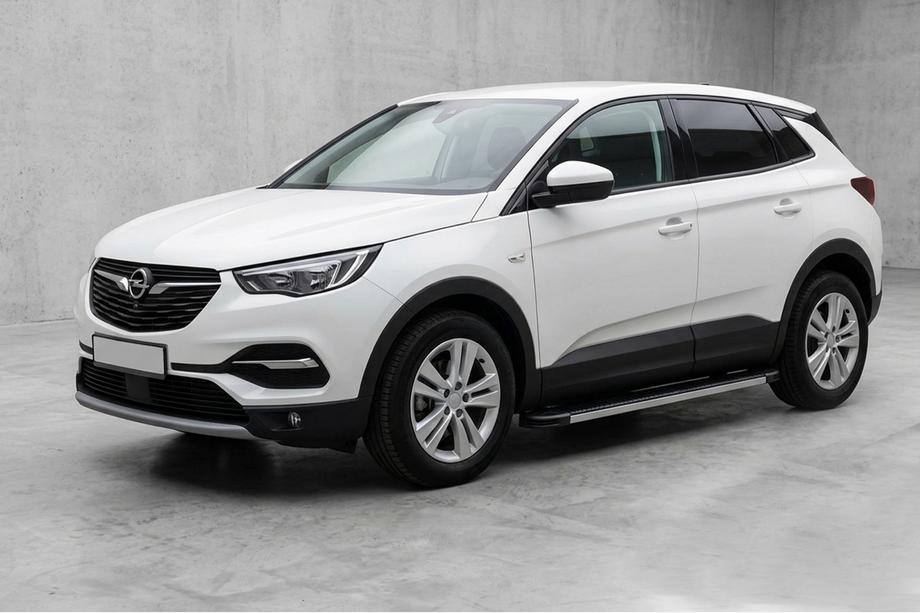 Opel Grandland X 2017- Pedane Laterali Maya V1 (2 pz, Alluminio) Foto 1