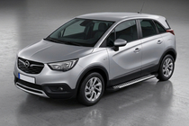 Opel Crossland X 2017-2024 Pedane Laterali Line (2 pz, Alluminio) foto 1