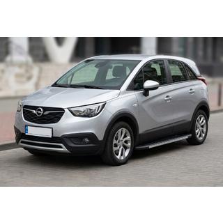 Pedane Laterali Duru (2 pz, Alluminio) Opel Crossland X 2017-2024 foto 1