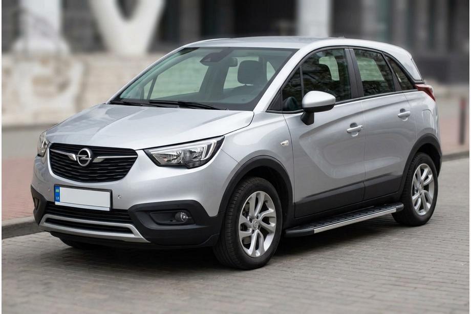 Opel Crossland X 2017-2024 Pedane Laterali Duru (2 pz, Alluminio) Image