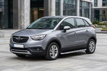 Opel Crossland X 2017-2024 Pedane Laterali Maydos V1 (2 pz, Alluminio e Acciaio Inox) foto 1