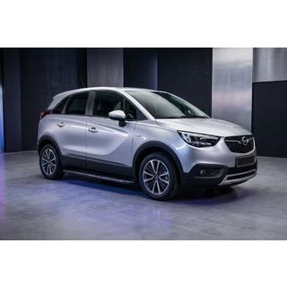 Pedane Laterali Bosphorus Black (2 pz, Alluminio) Opel Crossland X 2017-2024 foto 1