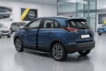 Opel Crossland X 2017-2024 Pedane Laterali RedLine Black (2 pz, Alluminio) foto 1