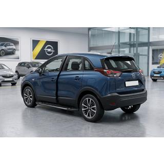 Pedane Laterali RedLine Black (2 pz, Alluminio) Opel Crossland X 2017-2024 foto 1