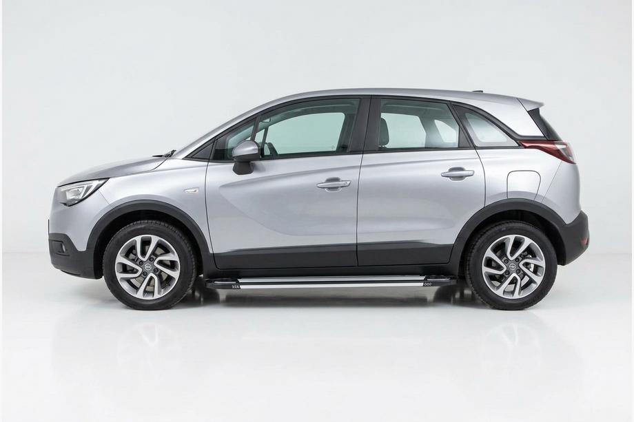Opel Crossland X 2017-2024 Pedane Laterali Rainbow (2 pz, Alluminio) Image