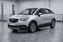 Opel Crossland X 2017-2024 Pedane Laterali Maya V1 (2 pz, Alluminio) foto 1