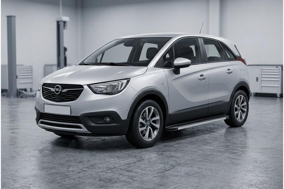 Opel Crossland X 2017-2024 Pedane Laterali Maya V1 (2 pz, Alluminio) Image