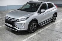 Mitsubishi Eclipse Cross 2017- Pedane Laterali RedLine V1 (2 pz, Alluminio) foto 1