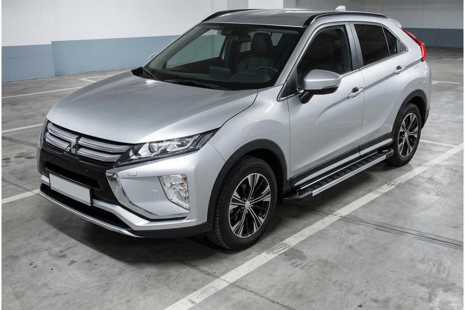 Mitsubishi Eclipse Cross 2017- Pedane Laterali RedLine V1 (2 pz, Alluminio) Image