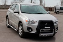 Mitsubishi Eclipse Cross 2017- Barre Laterali BB002 (2 pz, Acciaio Inox) foto 3