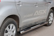 Mitsubishi Eclipse Cross 2017- Barre Laterali BB002 (2 pz, Acciaio Inox) foto 1