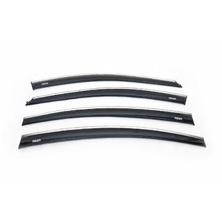 Deflettori Finestrini con Modanatura Cromata SD (4 pz, Niken) Chevrolet Cruze 2009–2015 foto 2