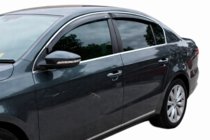 Volkswagen Passat B6 2006-2012 Deflettori Finestrini con Modanatura Cromata SD (4 pz, HIC) foto 10
