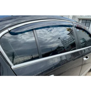 Deflettori Finestrini con Modanatura Cromata SD (4 pz, HIC) foto 4
