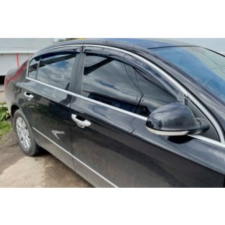 Deflettori Finestrini con Modanatura Cromata SD (4 pz, EU, HIC) foto 1