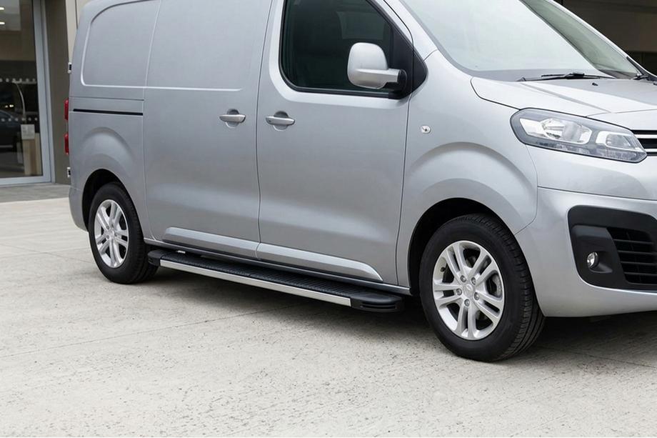 Citroen Jumpy/Dispatch 2017- Pedane Laterali Maya V1 (2 pz, Alluminio) Image