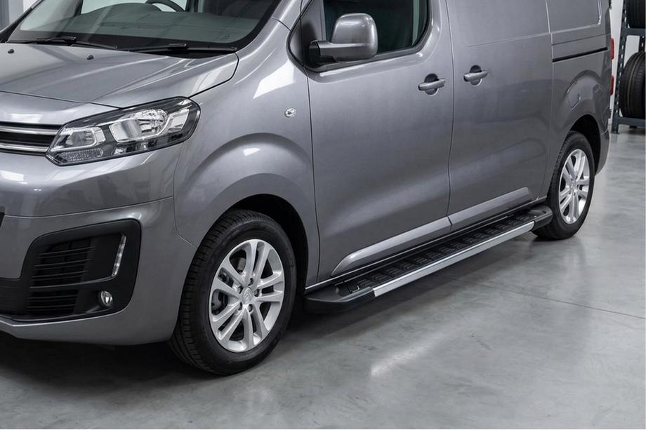Citroen Jumpy/Dispatch 2017- Pedane Laterali RedLine V1 (2 pz, Alluminio) Image
