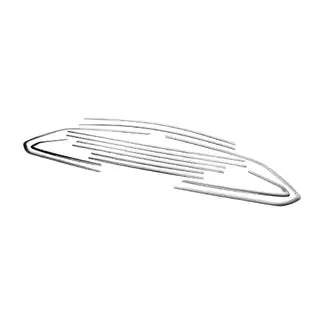 Kit completo cornici finestrini acciaio inox (Sport Tourer, 12 pezzi) foto 2