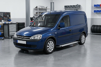 Opel Combo 2002–2012 Pedane Laterali Allmond Grey (2 pz, Alluminio) foto 1