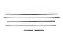 Citroen C-5 2008-2017 Cornici inferiori finestrini acciaio inox (6 pz) Carmos - Acciaio Inox Turco foto 3