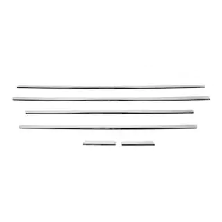 Cornici inferiori finestrini acciaio inox (6 pz) Citroen C-5 2008-2017 foto 3