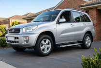 Toyota Rav 4 2001-2005 Pedane laterali Allmond (2 pz, alluminio) foto 1