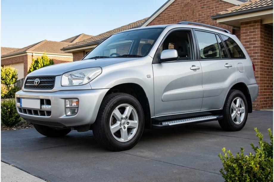 Toyota Rav 4 2001-2005 Pedane laterali Allmond (2 pz, alluminio) Image