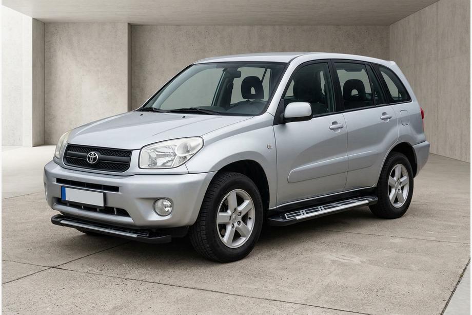 Toyota Rav 4 2001-2005 Pedane Laterali Sunrise (2 pz, Alluminio) Image
