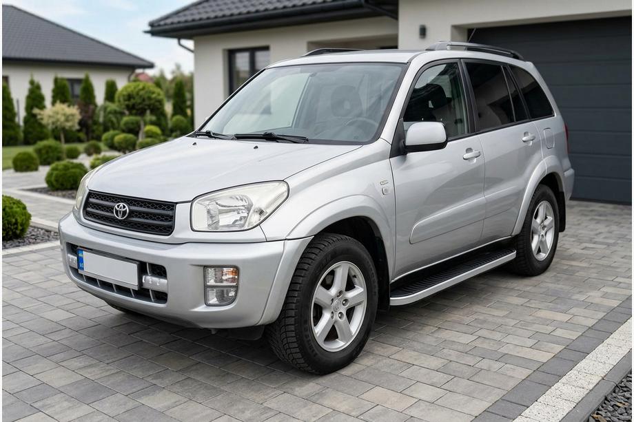 Toyota Rav 4 2001-2005 Pedane Laterali Tayga (2 pz, Alluminio) Image