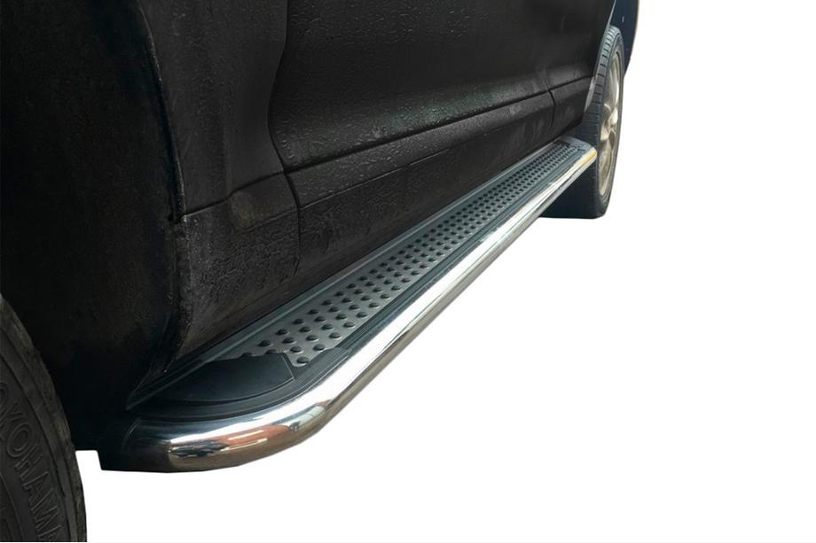 Ford Ranger 2011–2022 Pedane Laterali Maydos V2 (2 pz, Alluminio e Acciaio Inox) Image