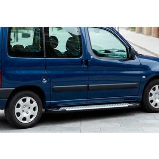 Pedane Laterali Allmond Grey (2 pz, Alluminio) Peugeot Partner 1996-2008 foto 1
