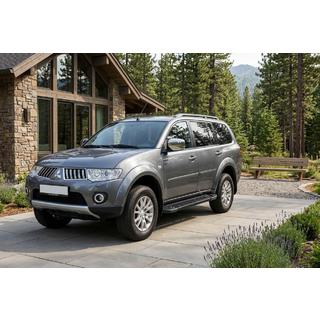 Pedane Laterali RedLine Black (2 pz, Alluminio) Mitsubishi Pajero Sport 2008-2015 foto 1