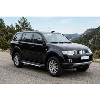 Pedane Laterali Maya V1 (2 pz, Alluminio) Mitsubishi Pajero Sport 2008-2015 foto 1