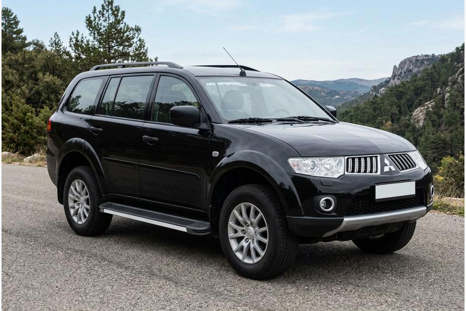 Mitsubishi Pajero Sport 2008-2015 Pedane Laterali Maya V1 (2 pz, Alluminio) Foto 1
