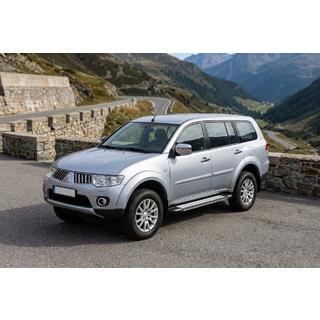 Pedane Laterali Rainbow (2 pz, Alluminio) Mitsubishi Pajero Sport 2008-2015 foto 1